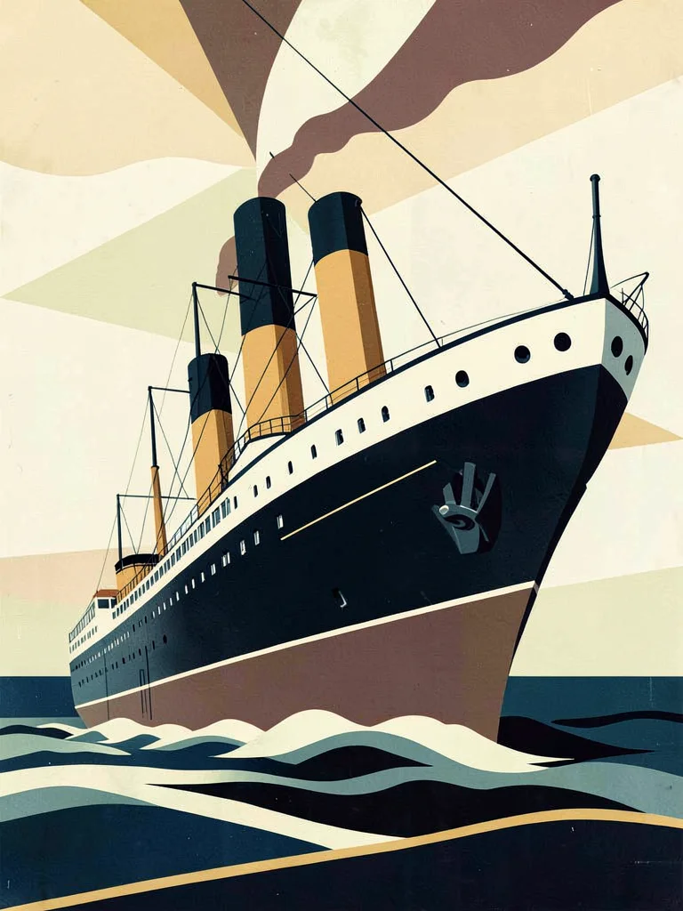 Art Deco ocean liner