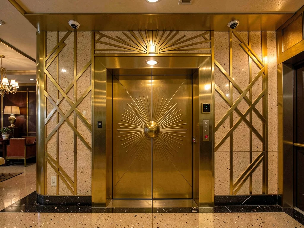 Sunburst Elevator Doors