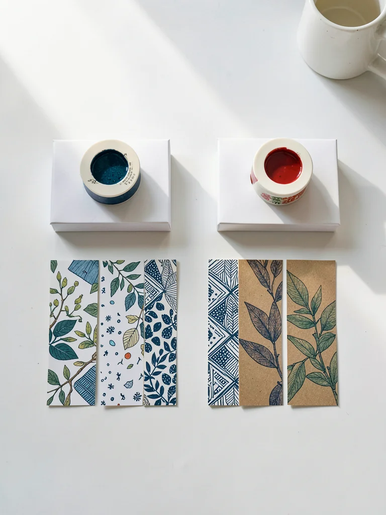 Washi Tape Dispensers With Cut Samples