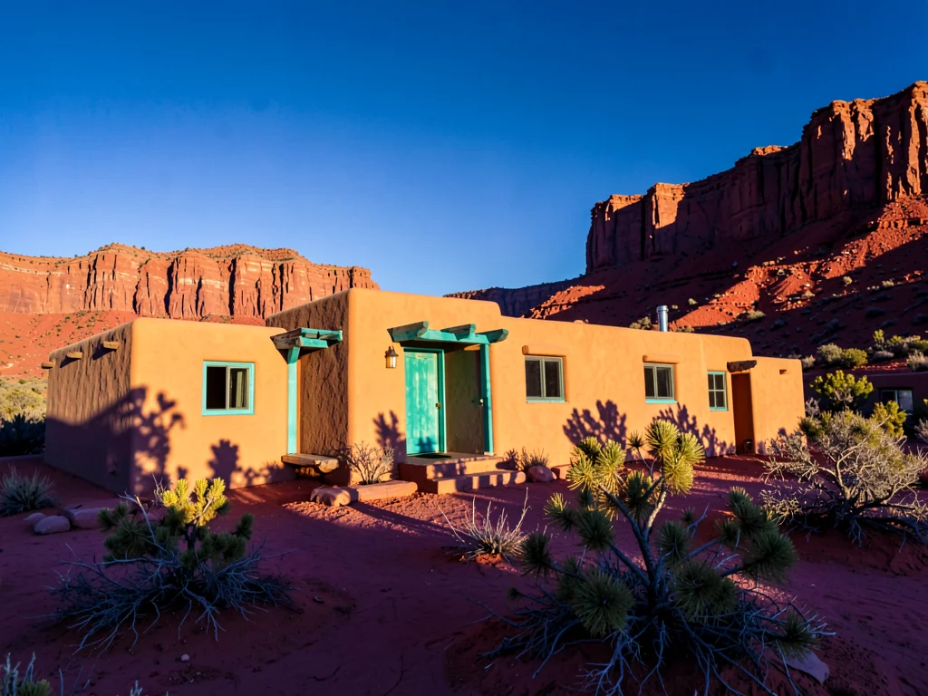 Adobe Homestead at Golden Hour
