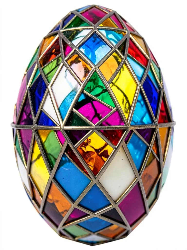 Cloisonne Faberge egg pattern