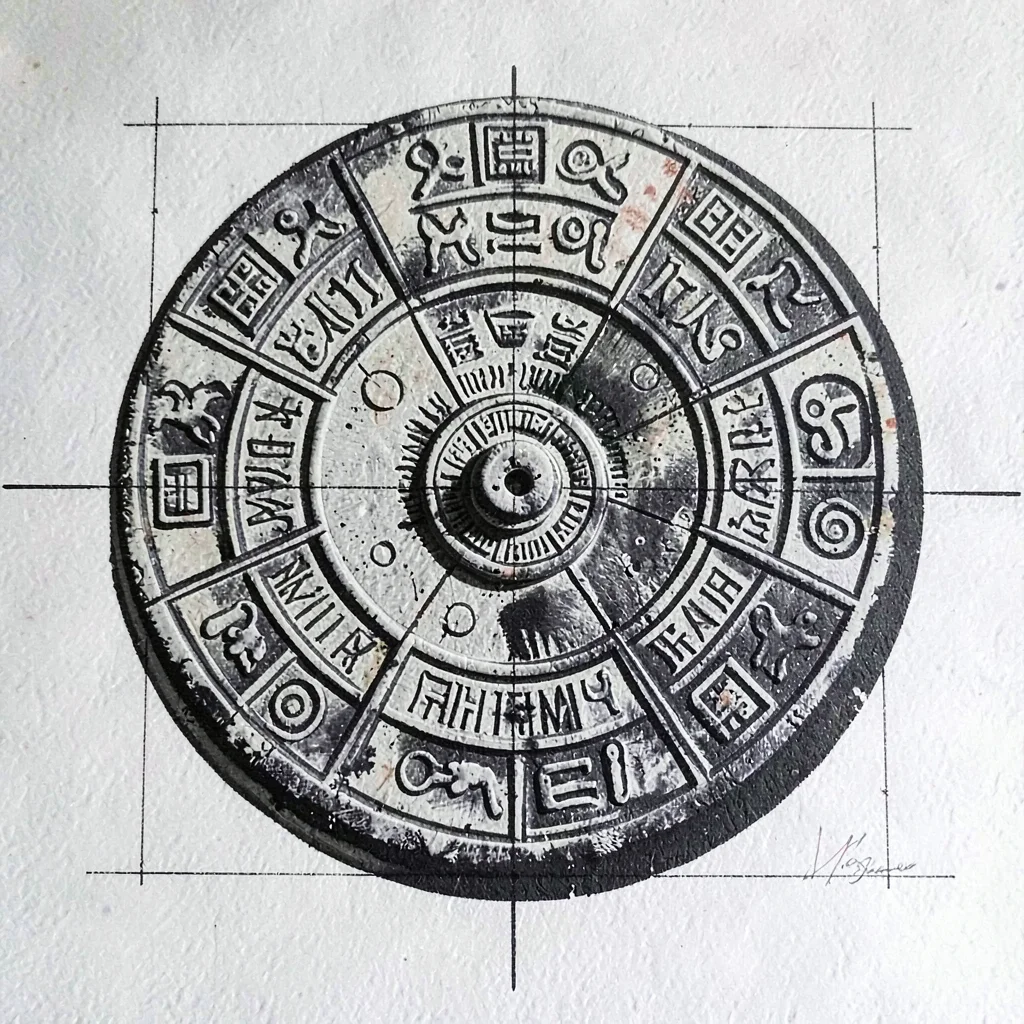 Aztec calendar stone