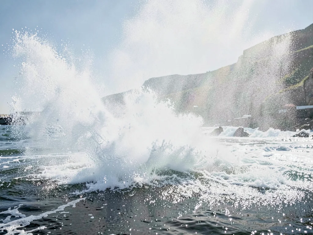 Spray creating soft focus naturally