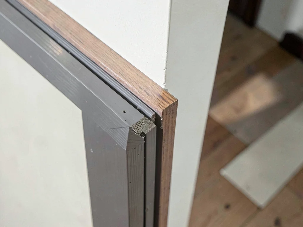 Door frame jamb construction