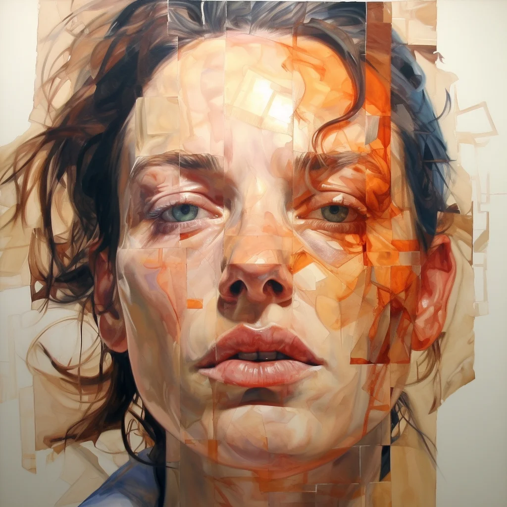 Painting portrait by Jenny Saville. che guavara
