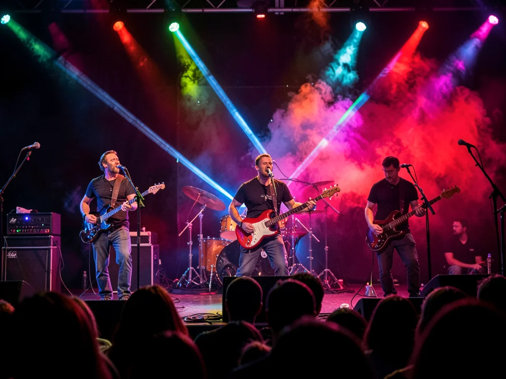 Band performance with dramatic gels