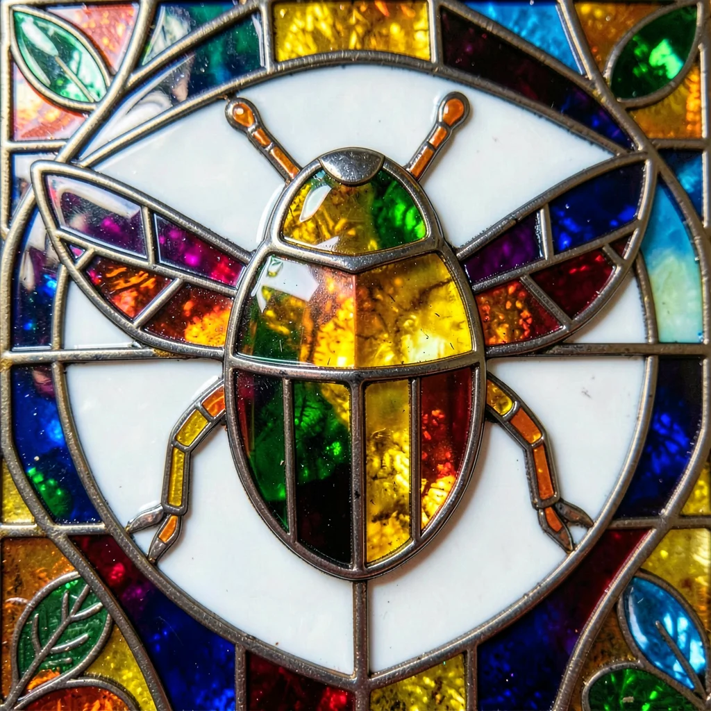 Cloisonne Egyptian scarab