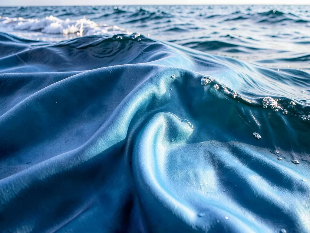 Ocean wave silk