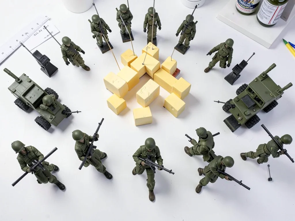 Stapler Regiment vs Eraser Fortress