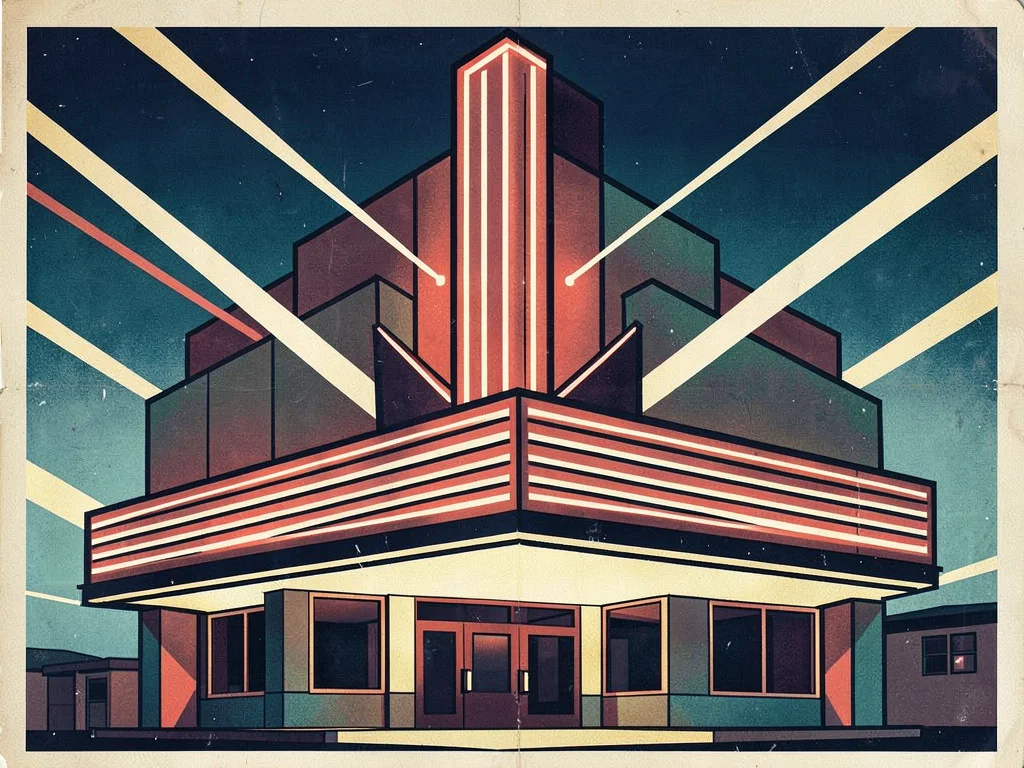Art Deco movie theater