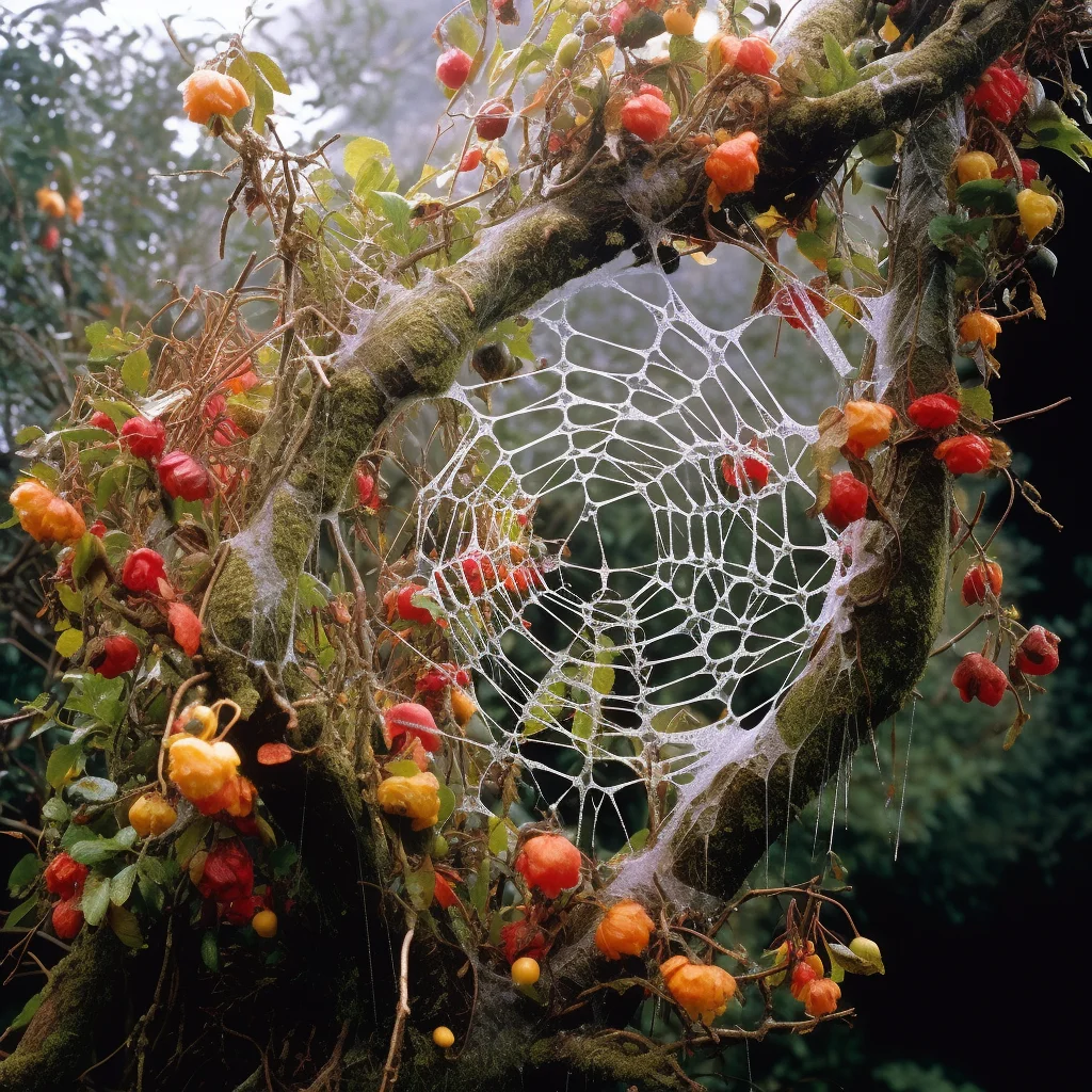 Land Art Photo Andy Goldsworthy-Inspired Dew-covered