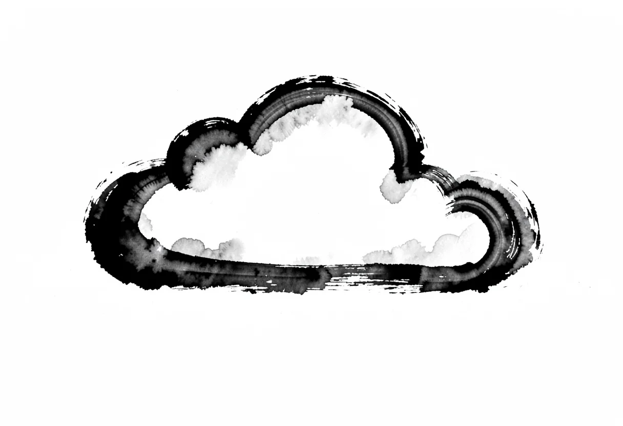 Drifting cloud single stroke