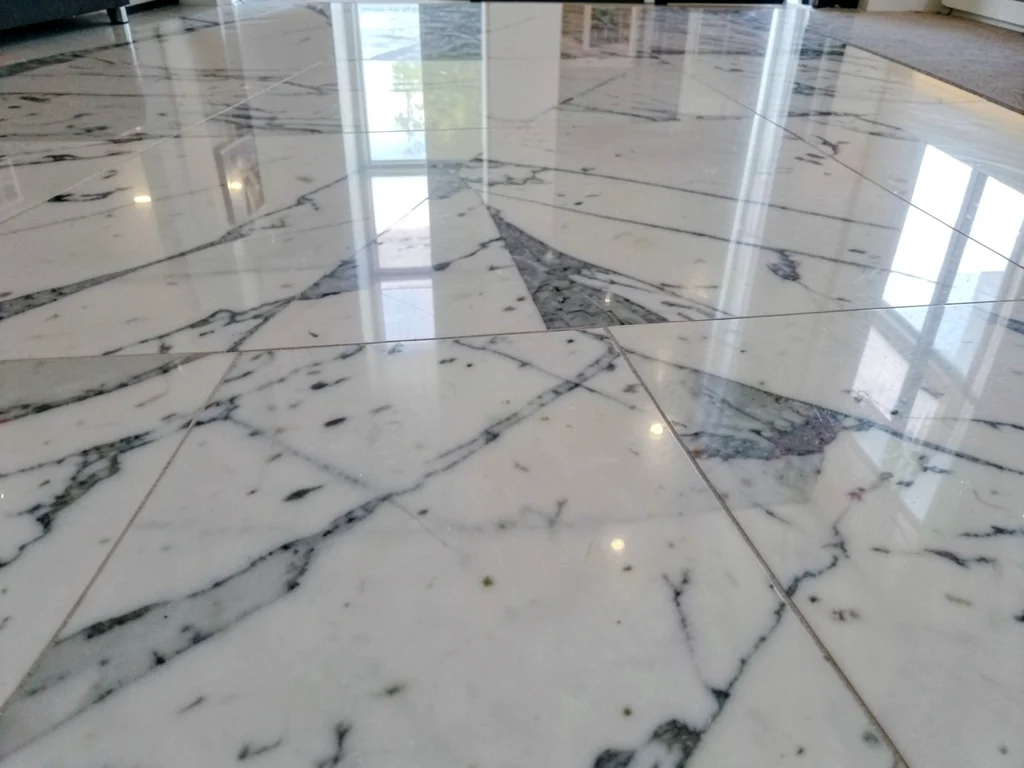 Marble floor reflection