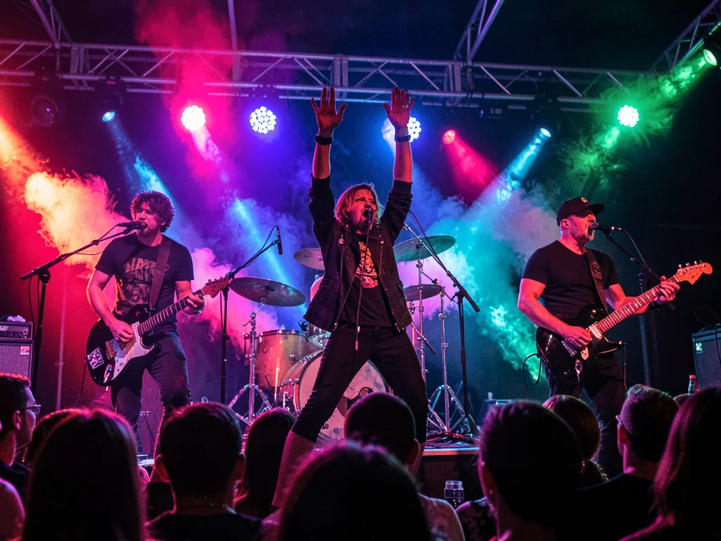 Band performance with dramatic gels