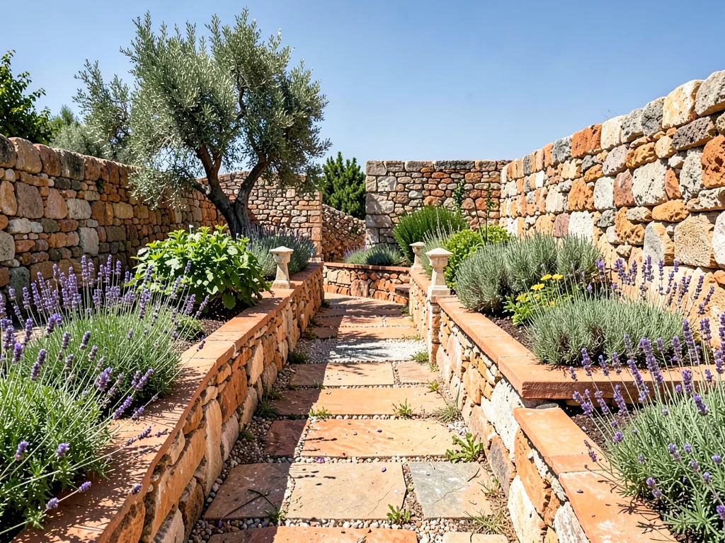 Herb Garden Stone Path