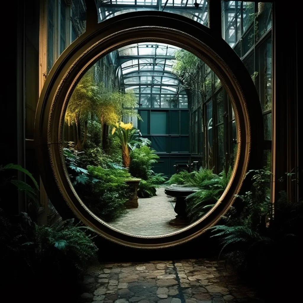 Photo. Mirror Portals Position mirrors as if theyre d