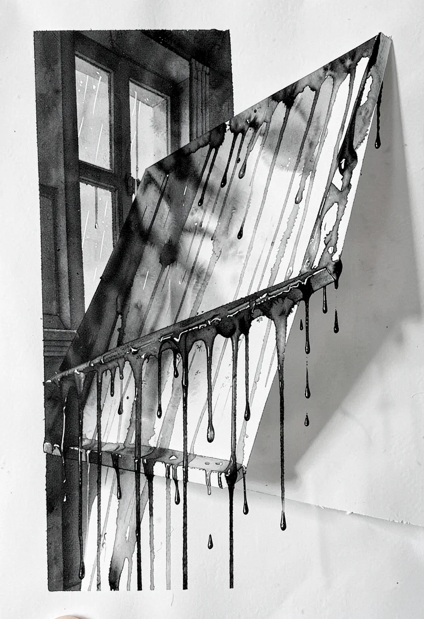Rain window drip