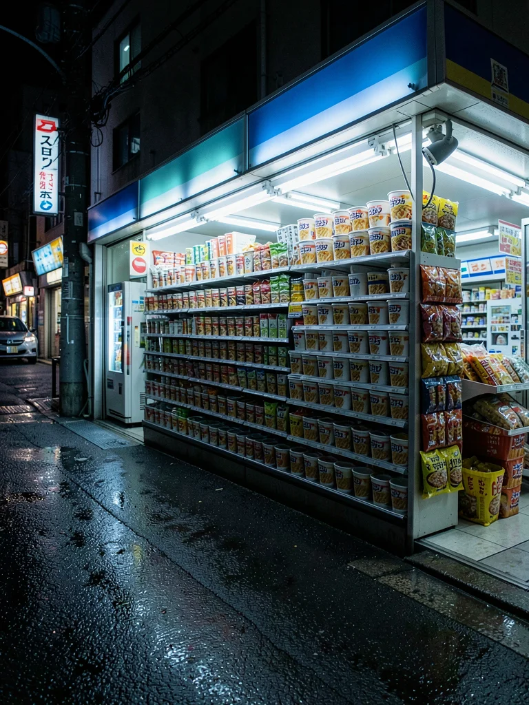 Instant Noodle Wall
