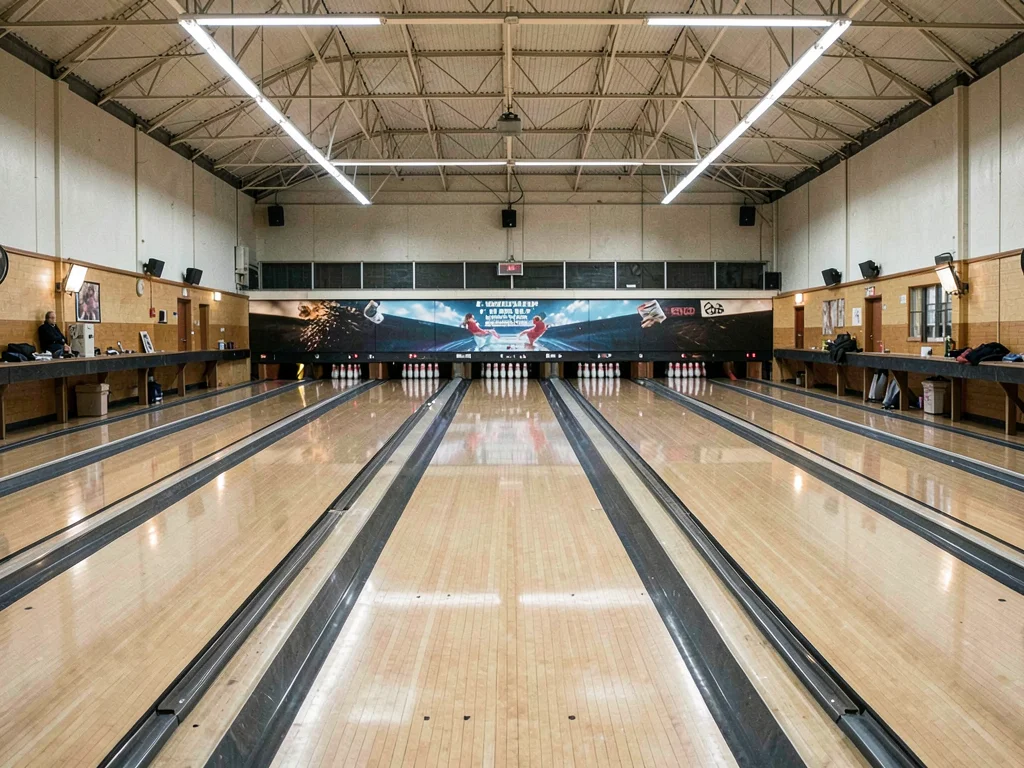 Bowling alley lanes