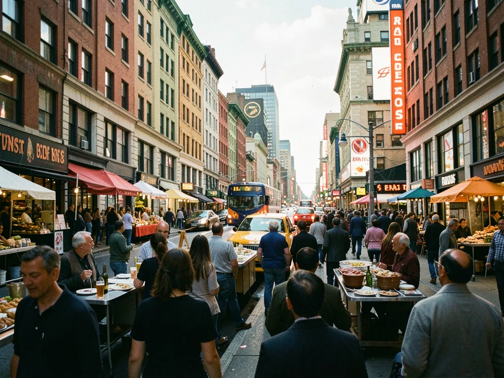 Market with film color
