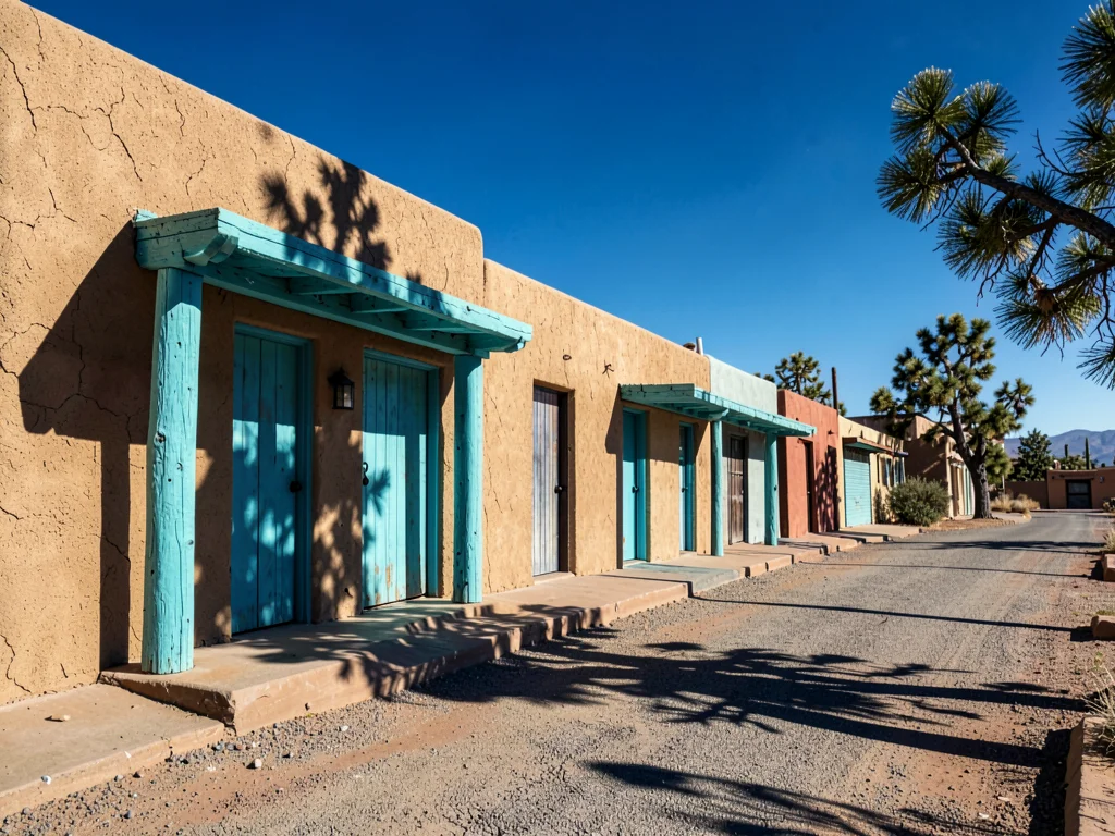 High Desert Town at Noon