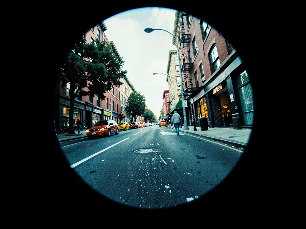 Street pinhole aesthetic