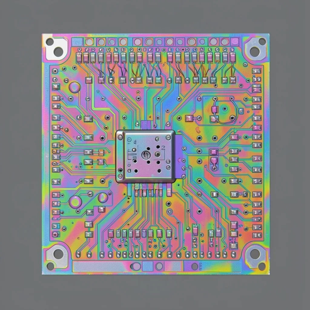 MEMS device on silicon die, mechanical structures etched from silicon, springs a