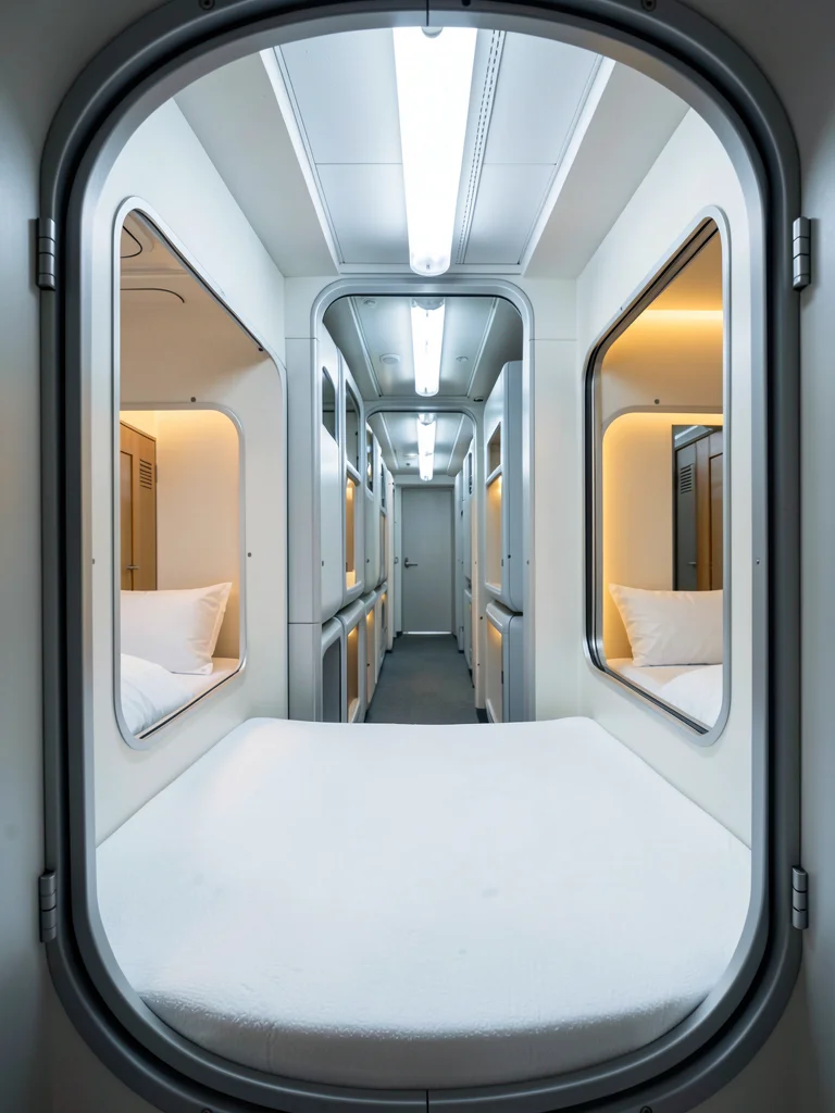 Feet-Toward-Hatch Interior Tunnel View