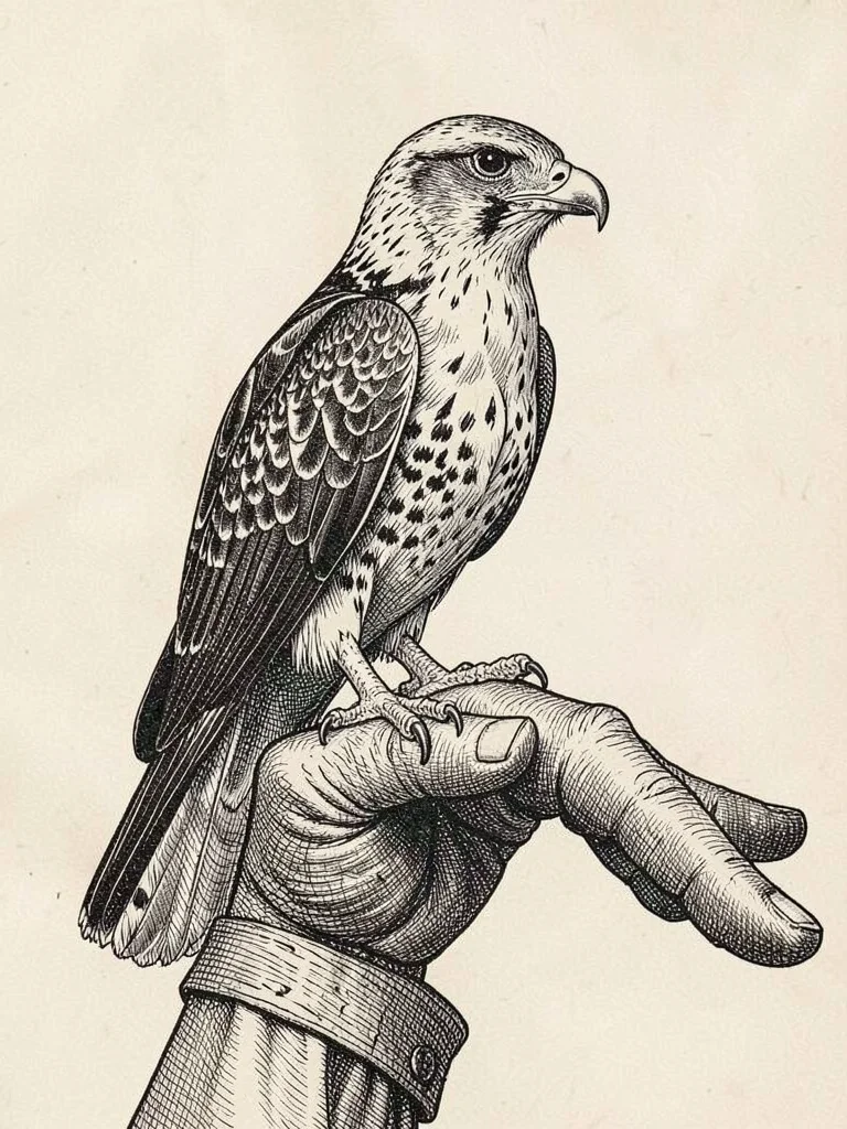 Hunting falcon