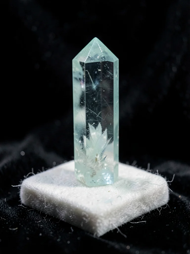 Aquamarine Beryl Hexagonal Prism Crystal