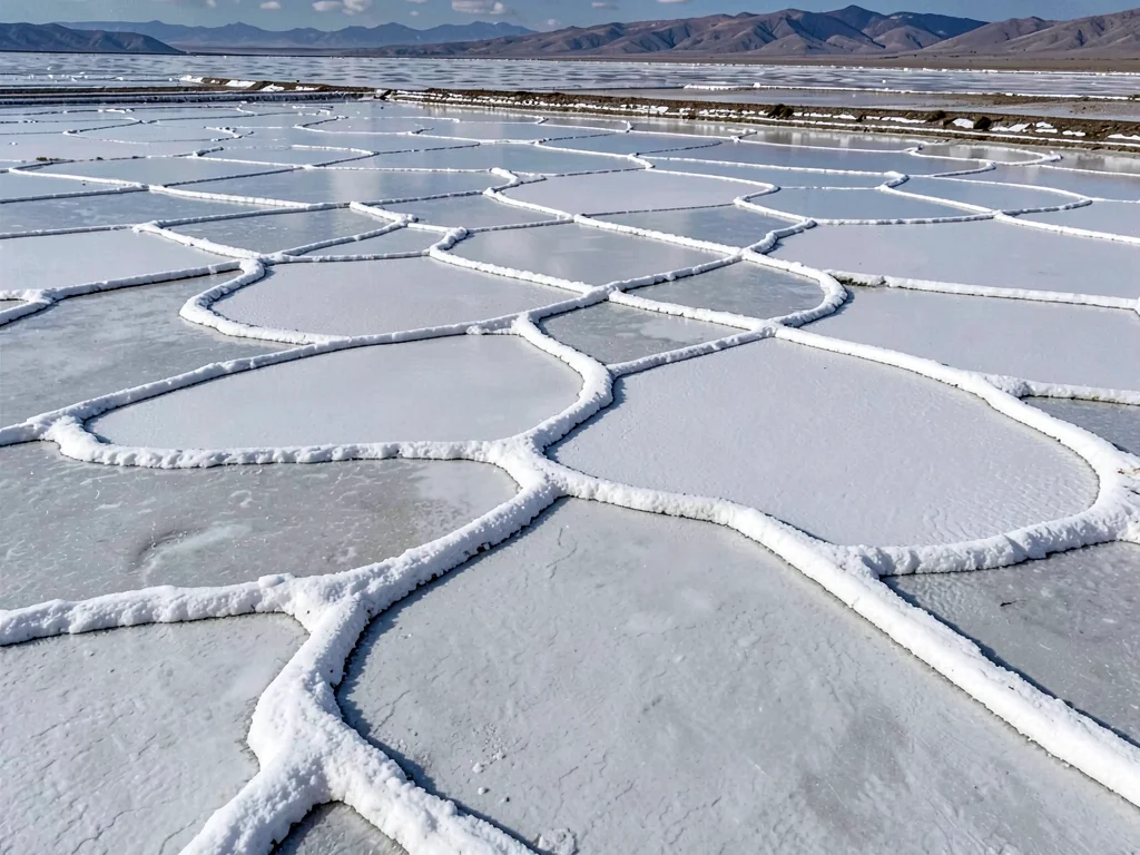 Salt flats patterns