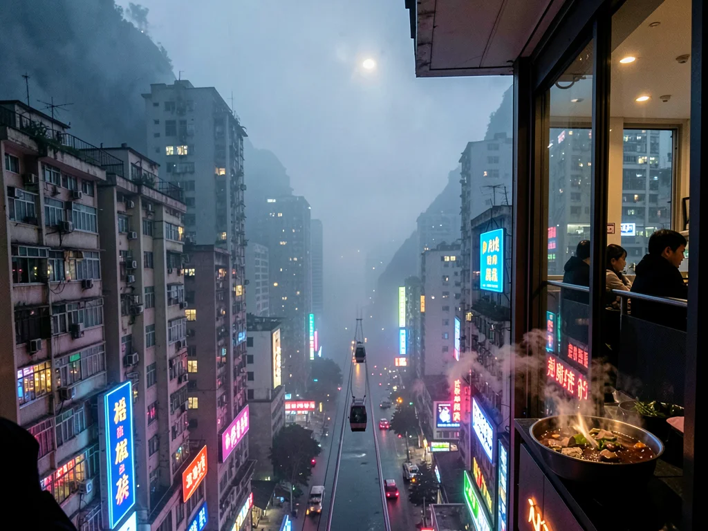 Cable car over Yangtze