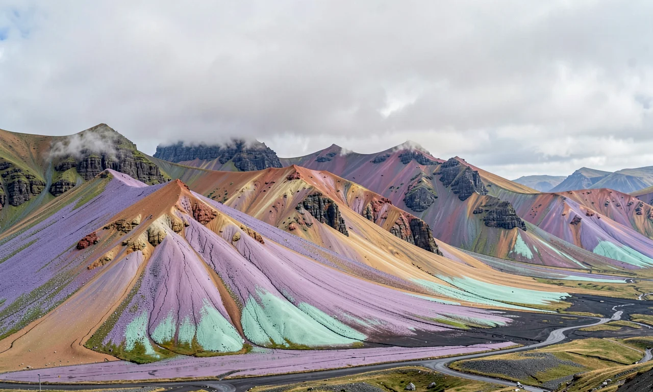 Rhyolite Acid Mountains