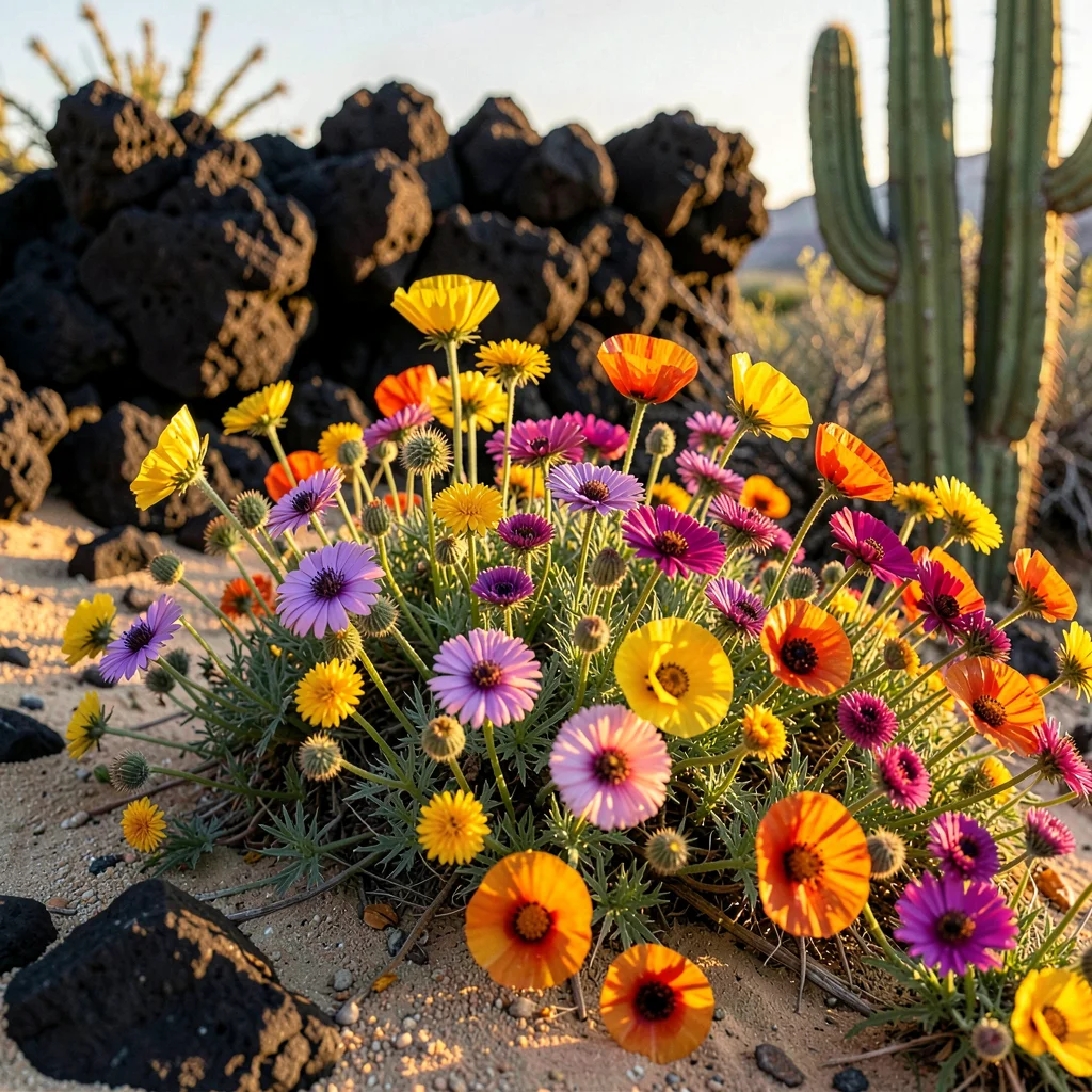 Desert Wildflower Color Study