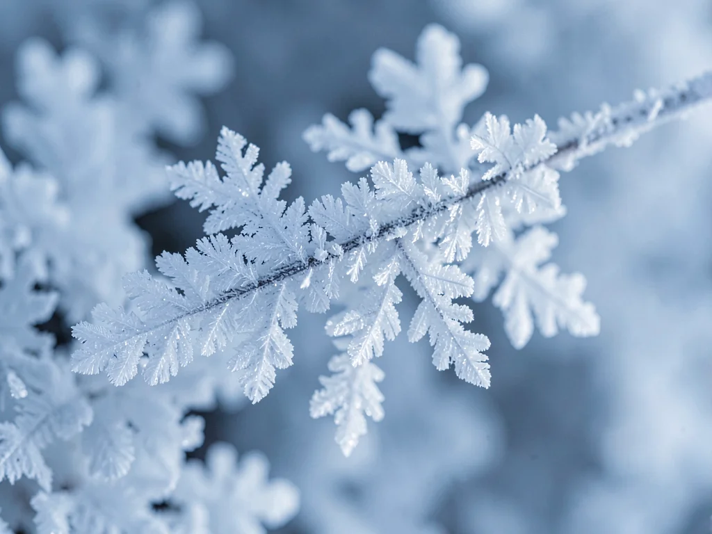 Single blade with complete frost coating