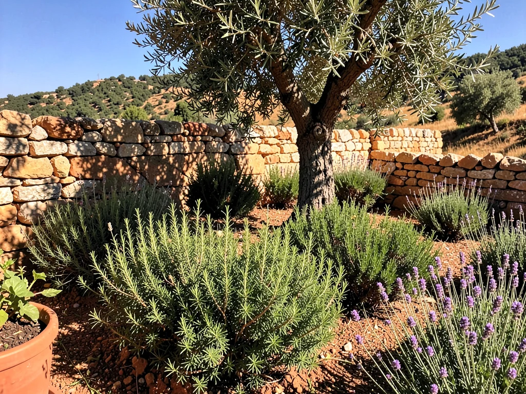 Olive Shade Herb Garden