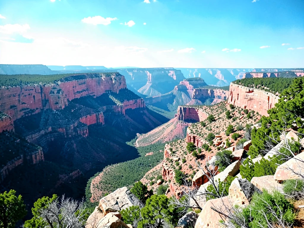 Canyon vista wide