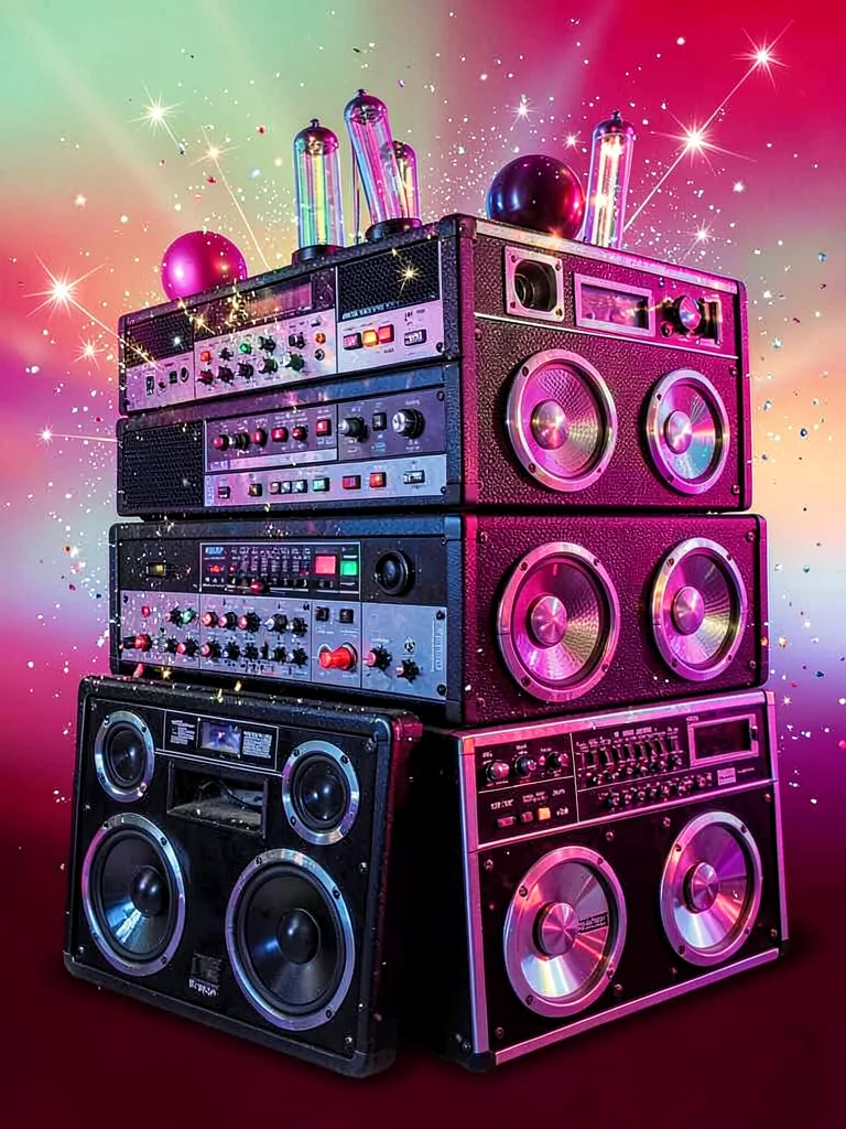 Disco seventies sound system
