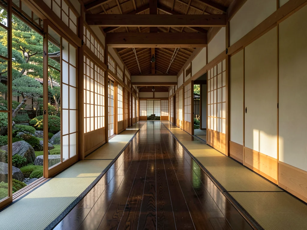 Engawa Corridor to Garden