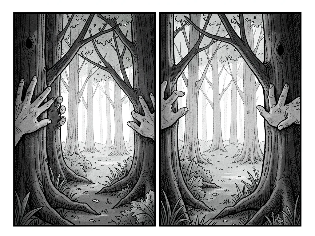 Forest of hand-trees
