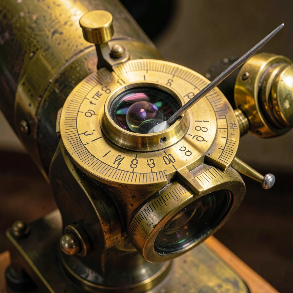 Setting Circle Degree Markings Engraved Brass