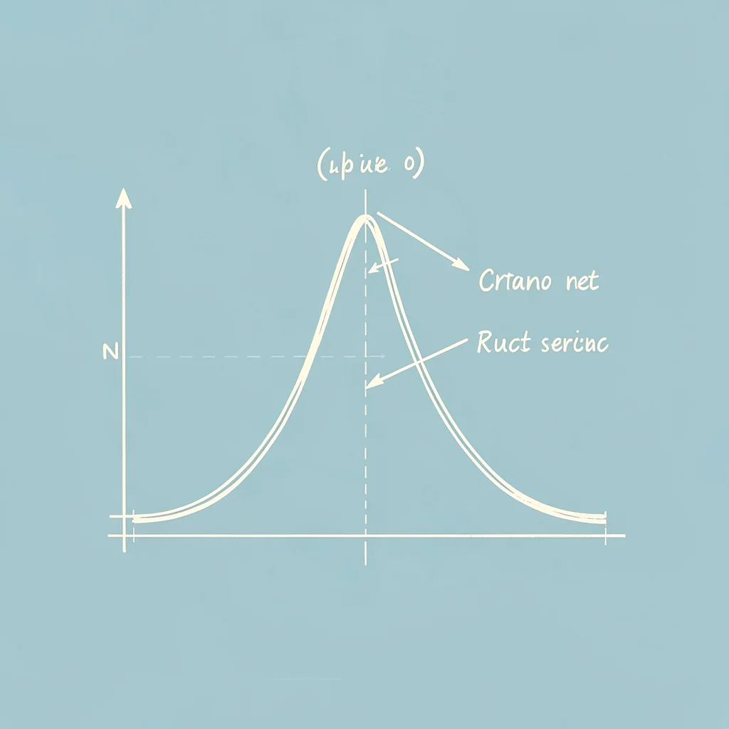 hand-drawn diagram of a stress-response curve with annotations, no readable text