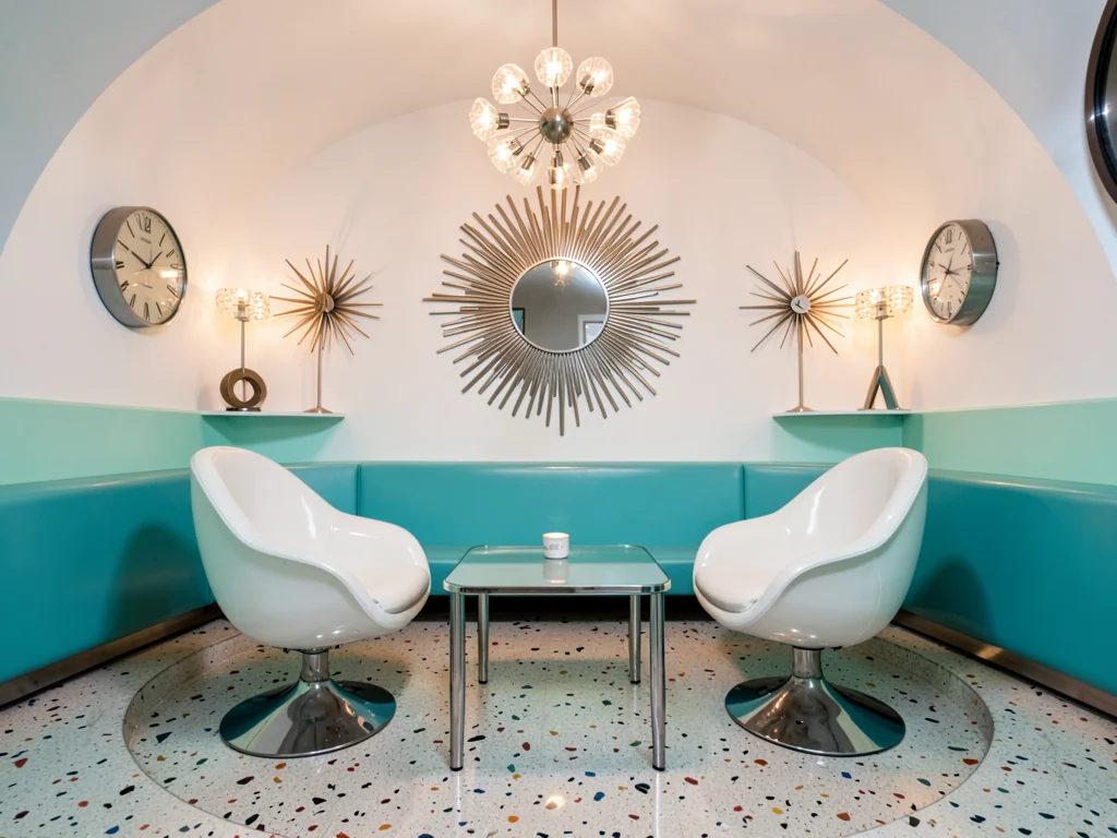 Pair of Egg Pod Chairs Facing