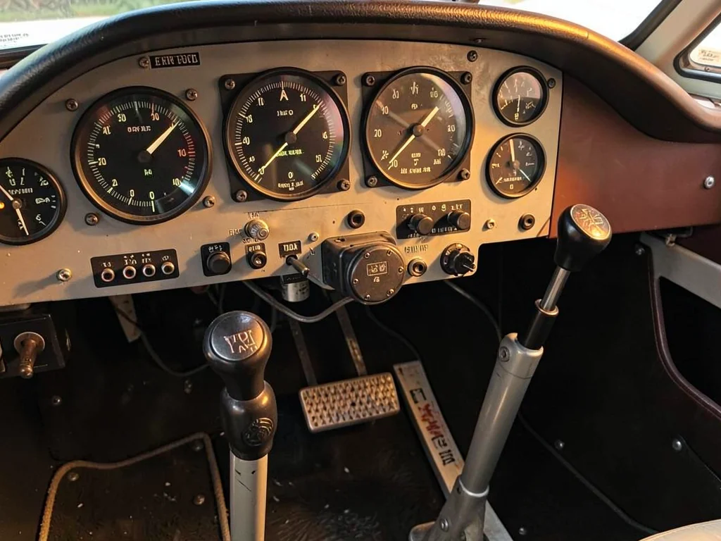 Rudder Pedals Toe Brakes Cockpit Floor