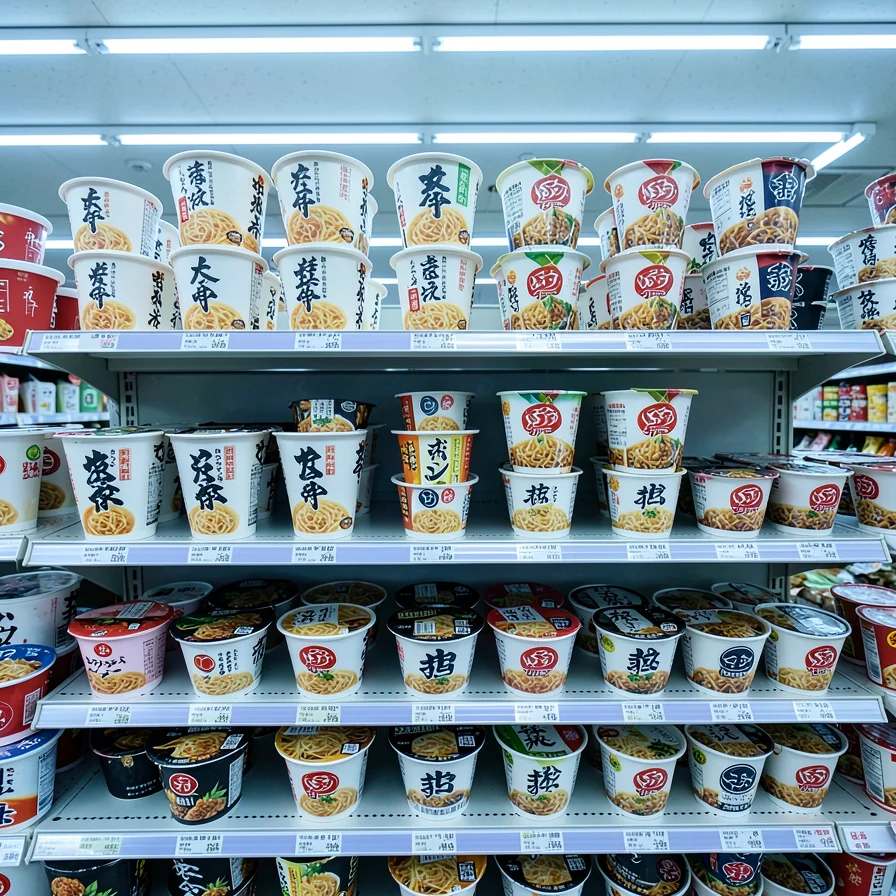Cup Noodle Size Family Packaging Uniformity