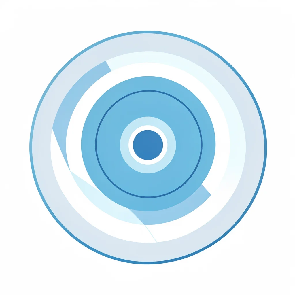 Flat geometric ability icon of a heal pulse with concentric rings