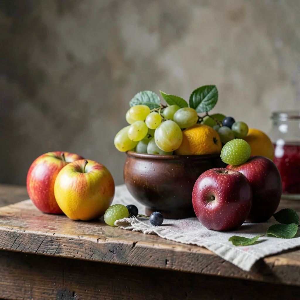 Still life with fruit