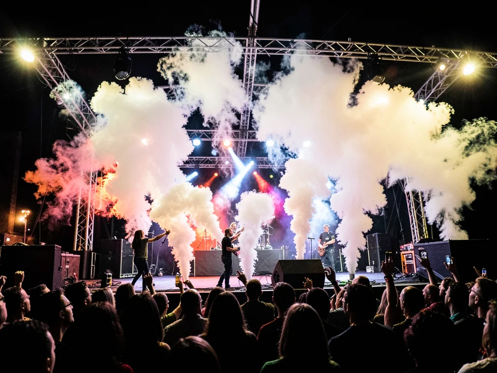 Smoke machine concert