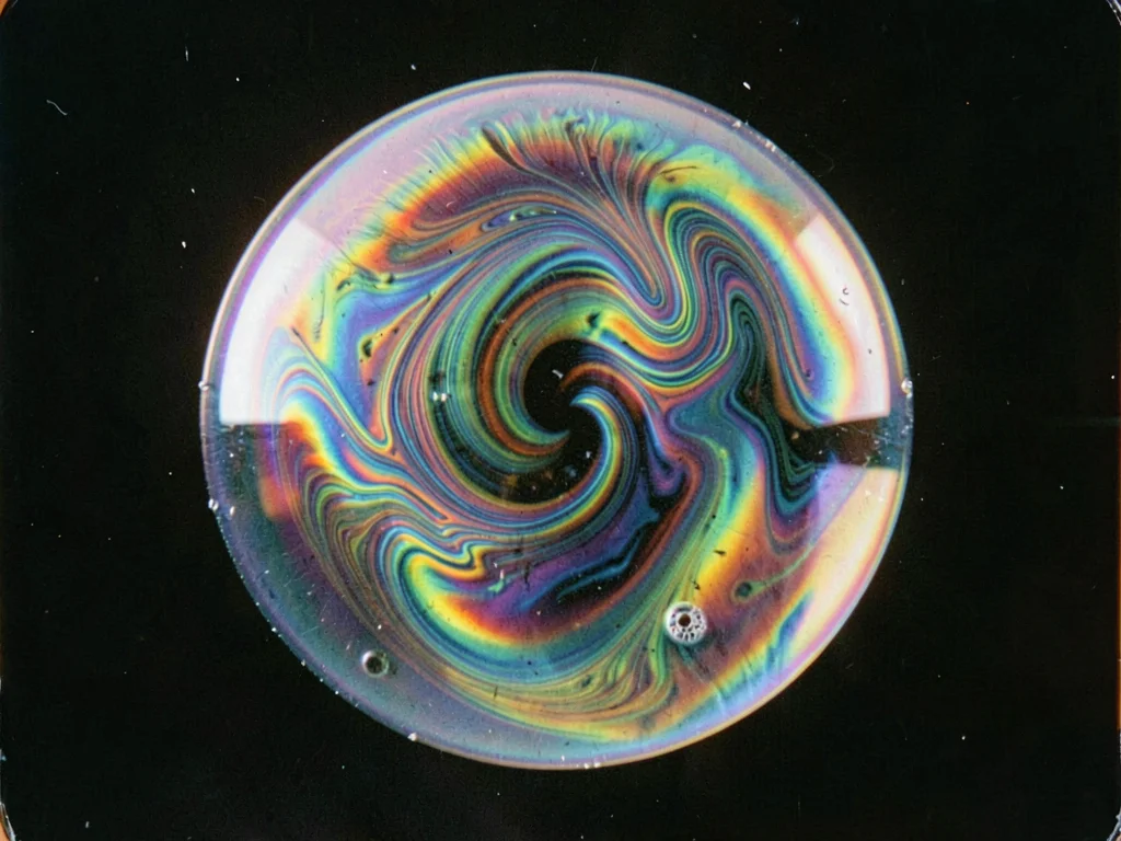 Film swirling with convection currents