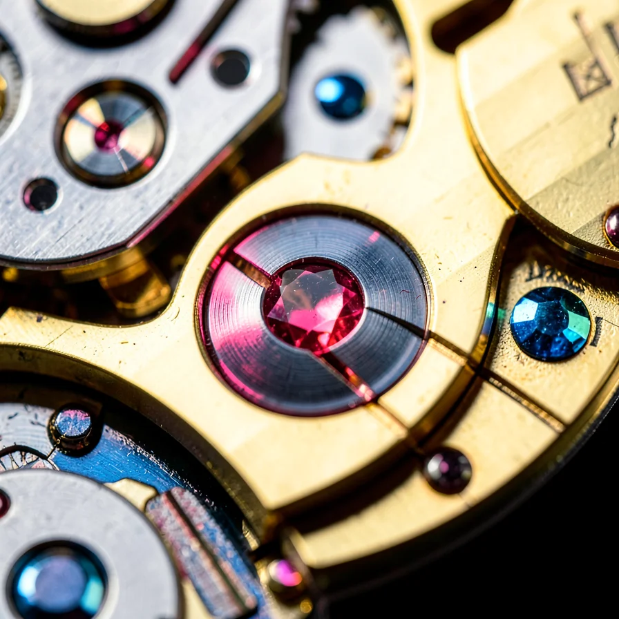 Ruby Jewel Bearing Facets
